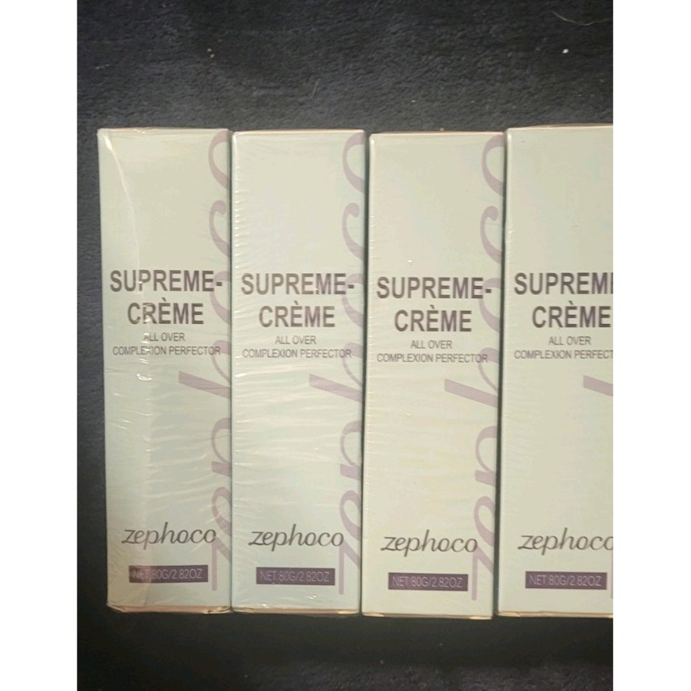 4 Zephoco SUPREME CRÉME Natural Med Color 2.82Oz Complexion Perfector Lot Of 4